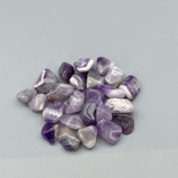Interiors in Balance Other - Banded Amethyst Tumbled Pocket Stone Crystals (2)